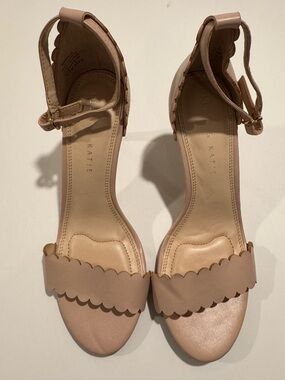 Kelly & Katie Scalloped Strap Heels